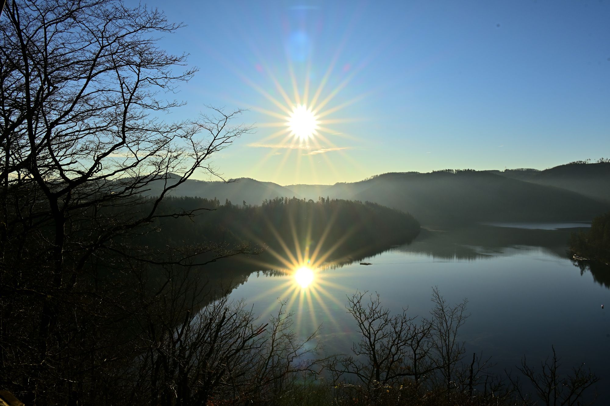 Wanderung vom Stausee Hohenwarte nach Leutenberg über Löhma (28.12.2024)