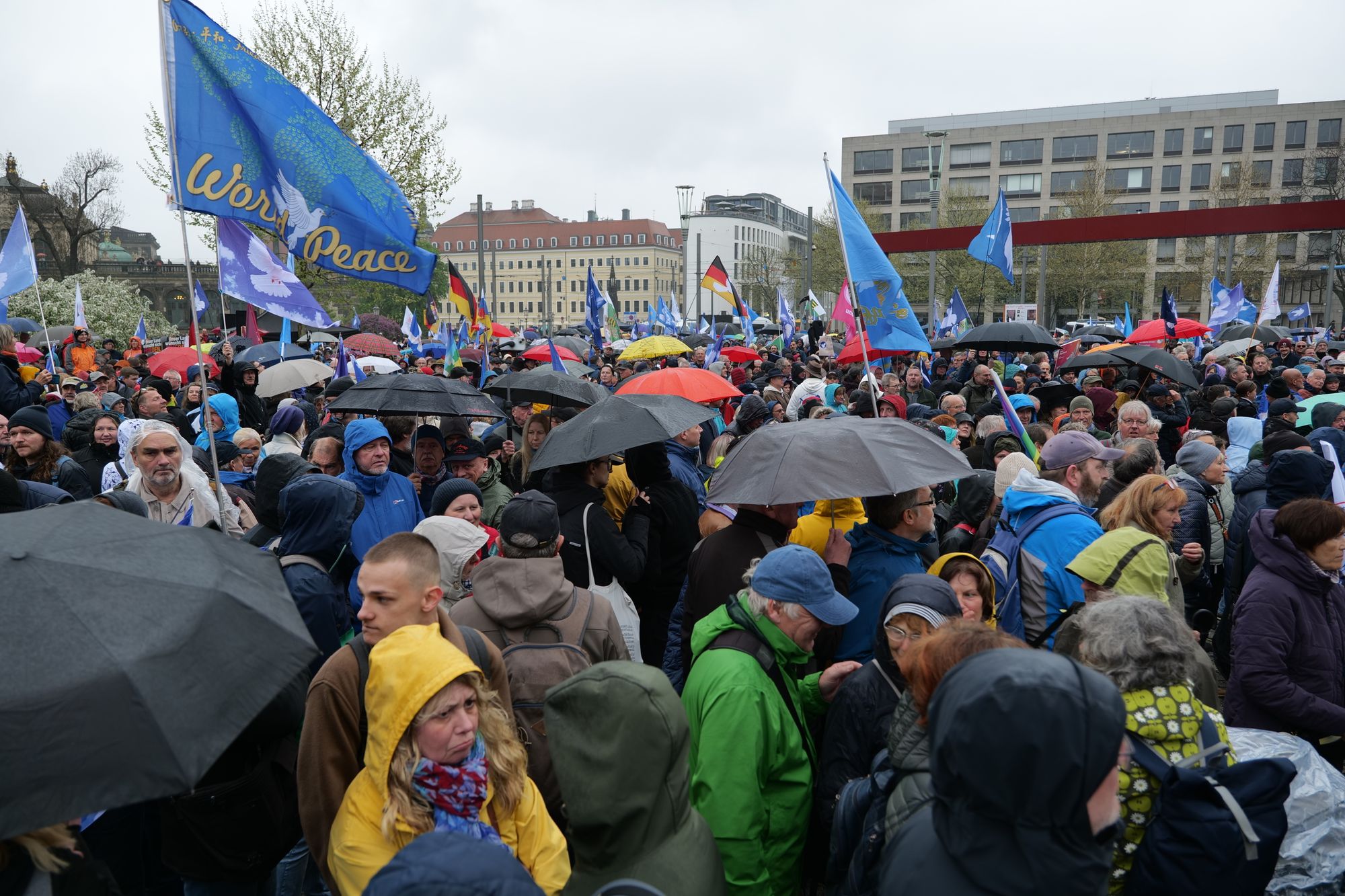 Dresden, Friedensprozession 18.04.2025