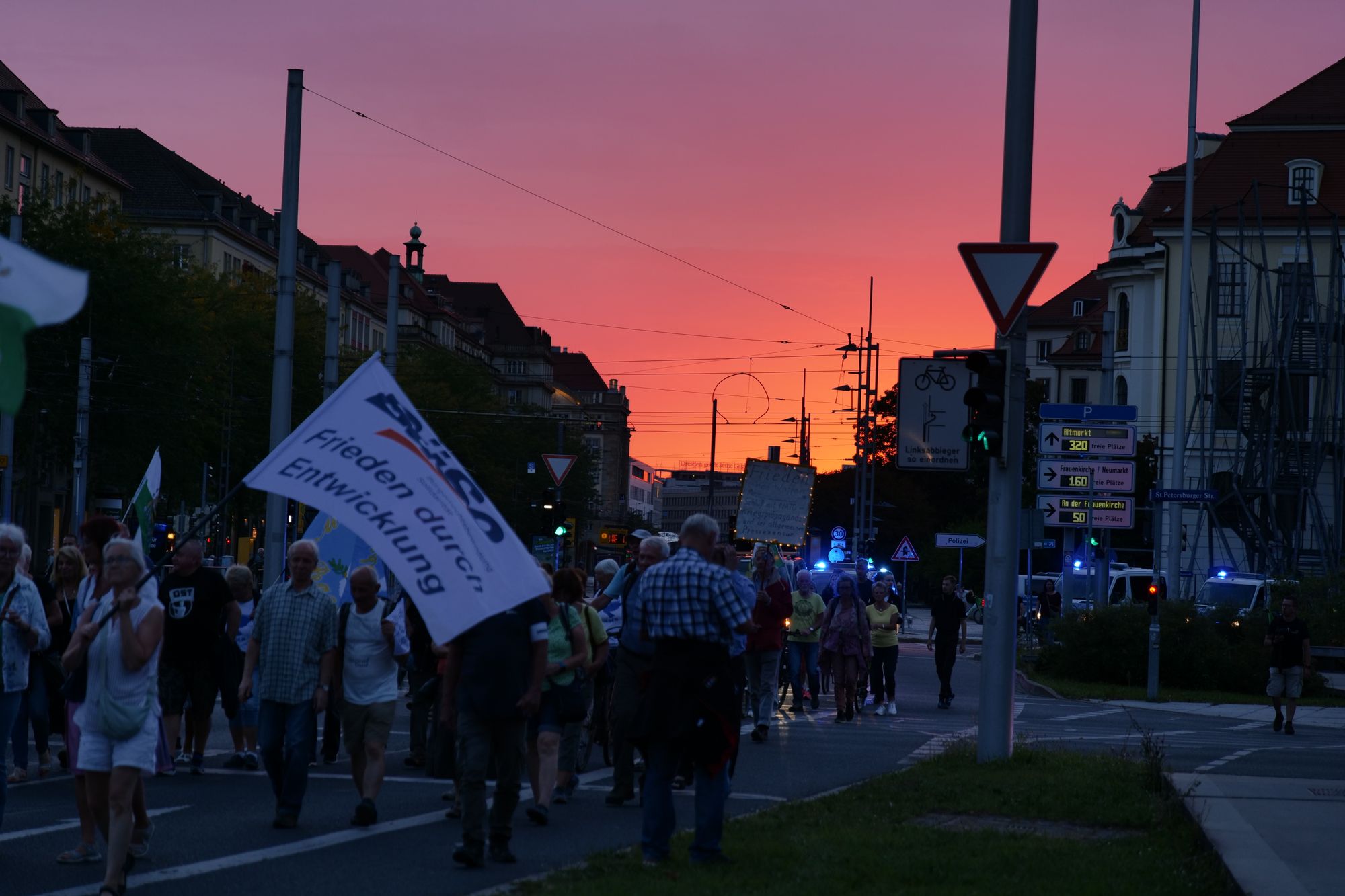 Dresdner Montagsprotest, 01.09.2025