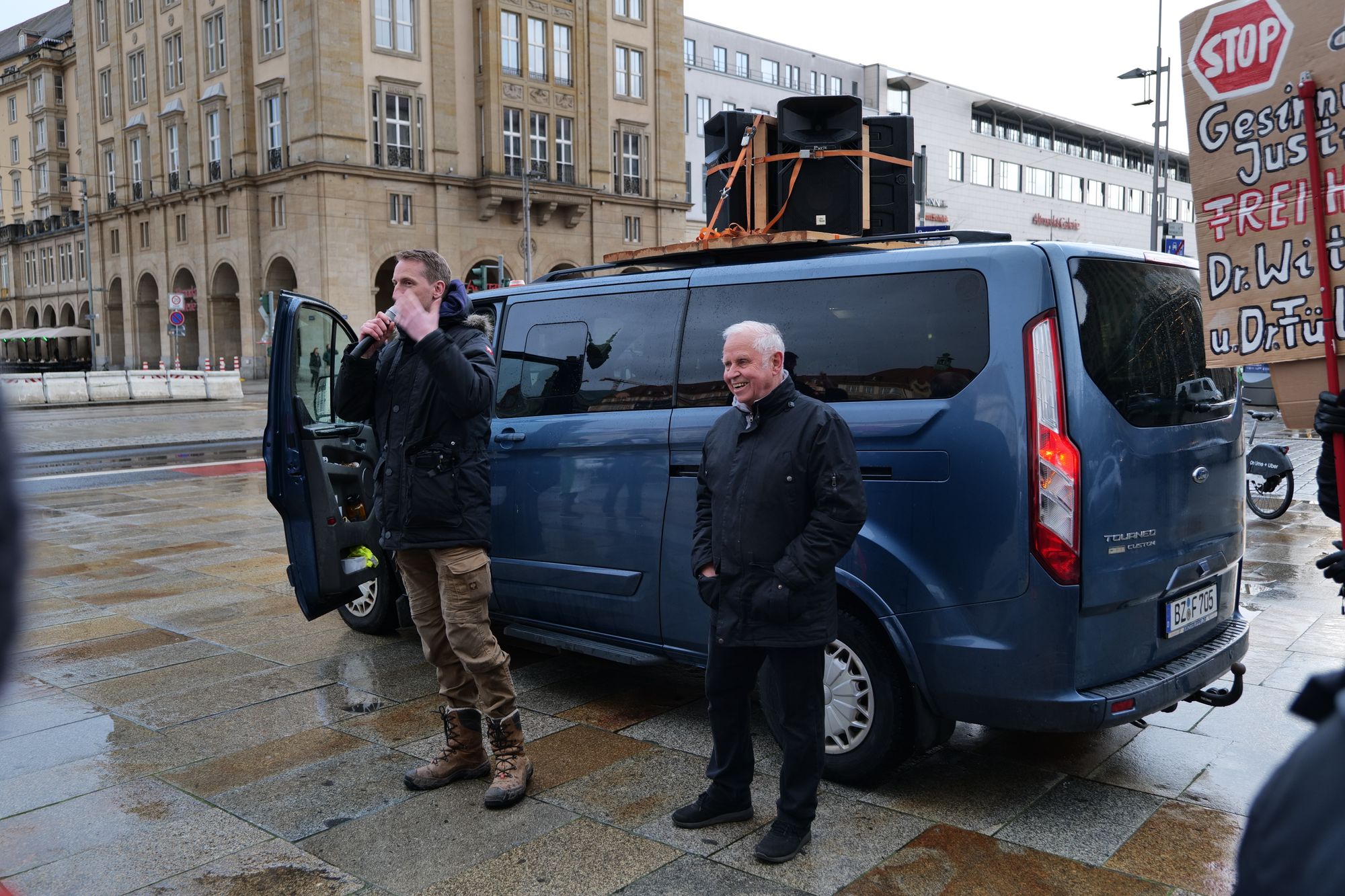 Dresdner Montagsprotest, 30.03.2026, Offenes Mikrofon