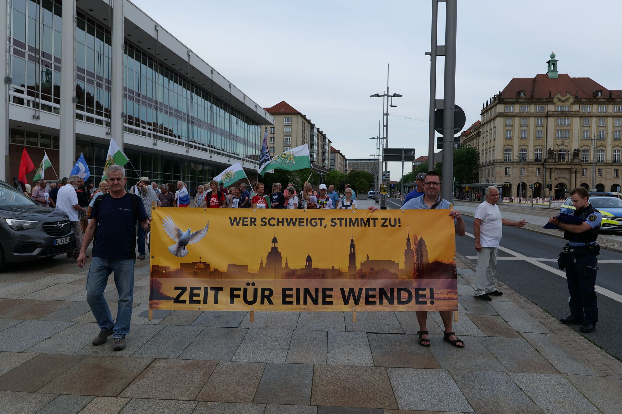 Dresdner Montagsprotest, 08.06.2026