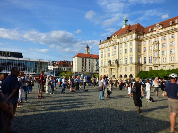 Querdenkenveranstaltung Dresdner Altmarkt, 09.08.2021