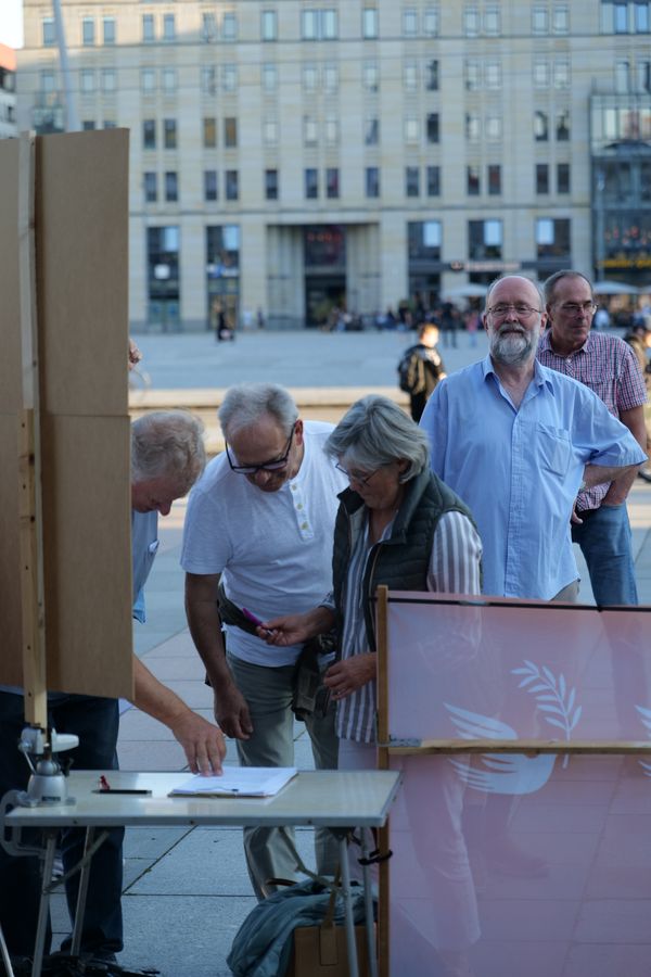 Dresdner Montagsprotest, 04.08.2025