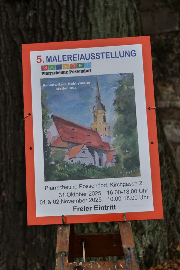 5. Malereiausstellung, Pfarrscheune Possendorf